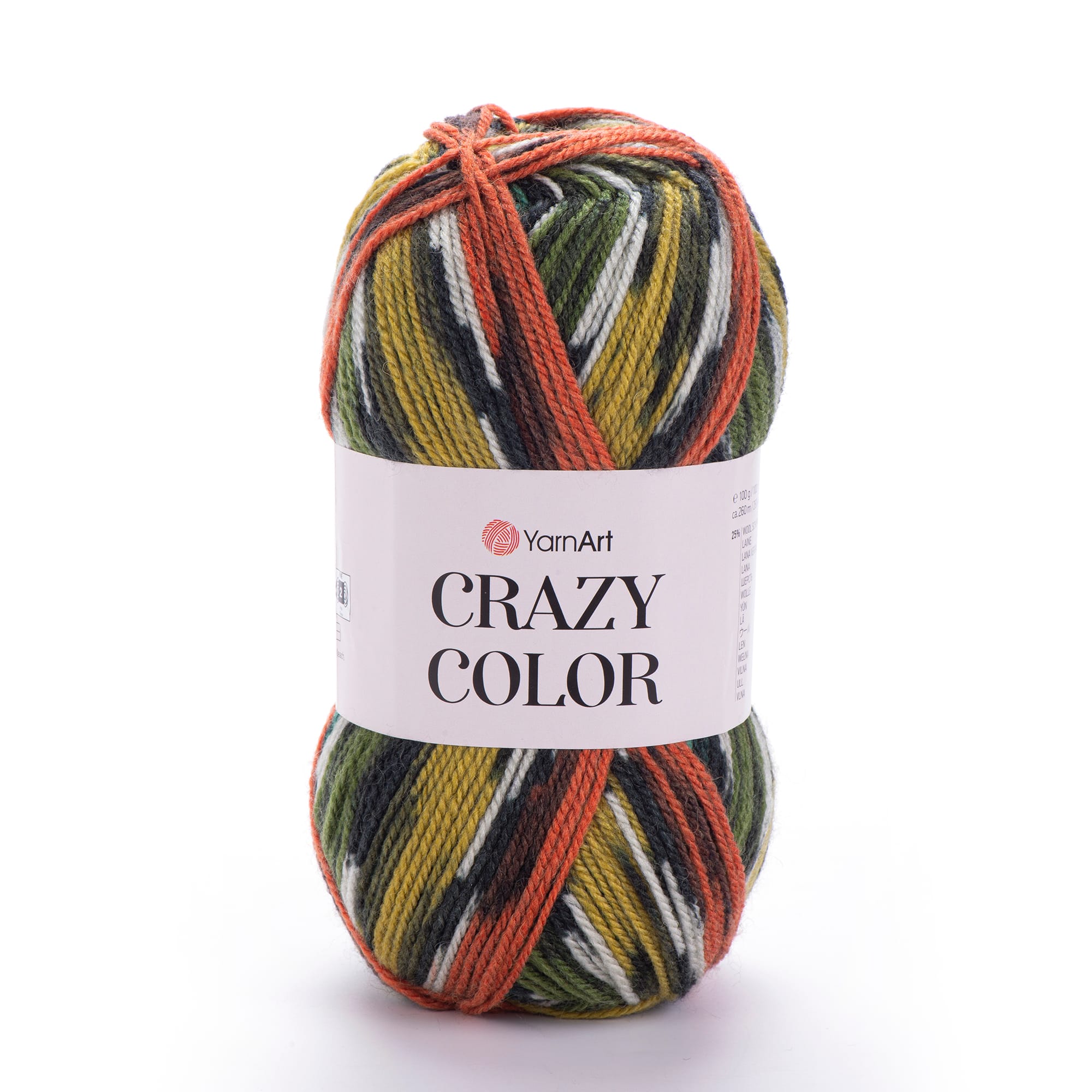 163 2 YARNART CRAZY COLOR - Image 1