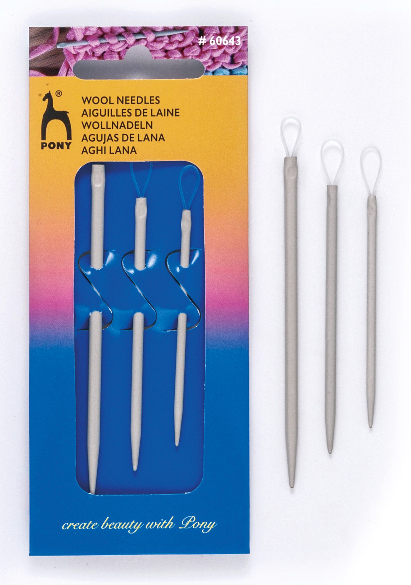 60643 wool needles PONY WOOL NEEDLE 60643 - Image 1