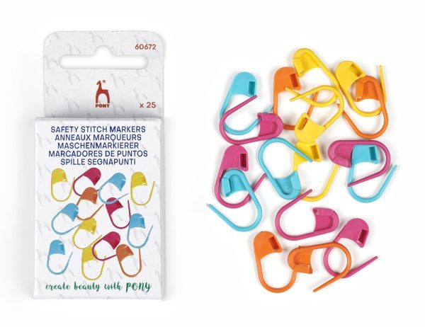 PONY SAFETY STITCH MARKERS 60672