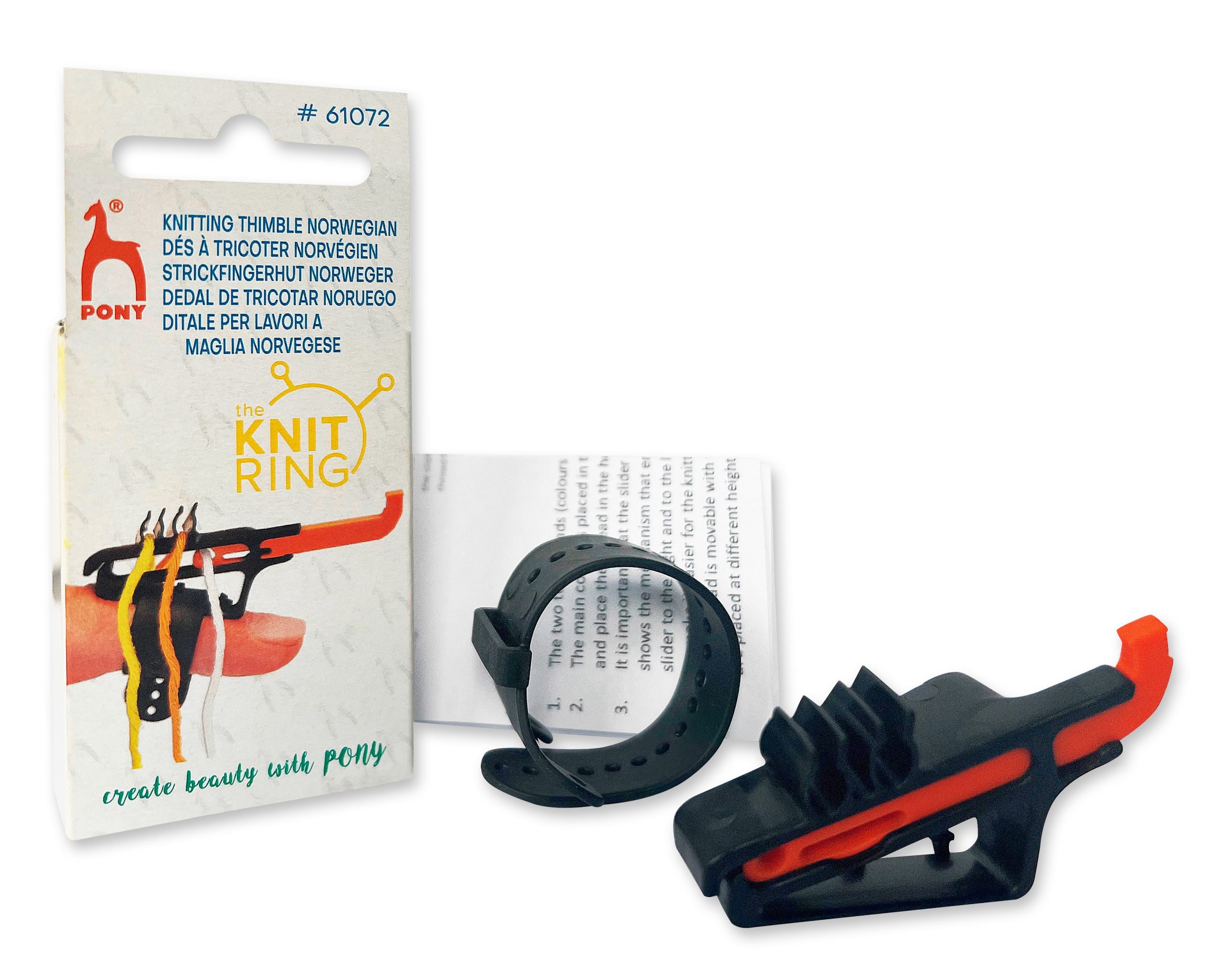 Pony_61072_knitting-thimble-norwegian_st PONY KNITTING THIMBLE NORWEGIAN 61072 - Image 1