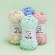 YARNART COTTON GOLD PAILLETTES - Image 2