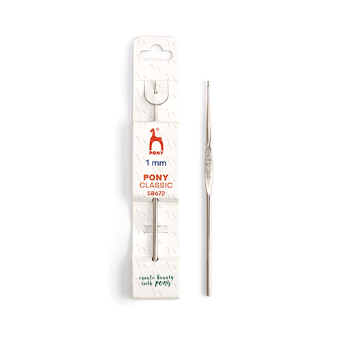 PONY STEL PONY STEEL CROCHET HOOK 12CM 0.75 -1.75 - Image 1