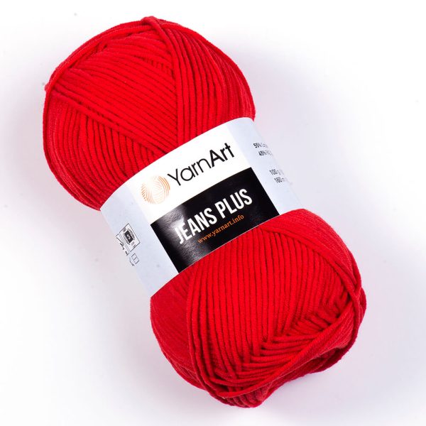 YarnArt Jeans yarn color 90 – cotton acrylic blend skein ideal for knitting, crochet, and amigurumi projects
