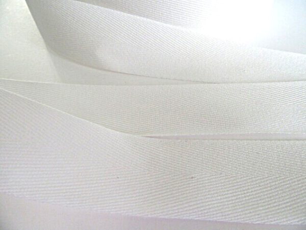 white cotton ribbon 30mm product