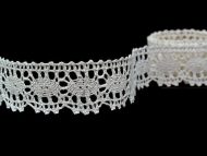 BLEACHED LINEN LACE 22MM 75294