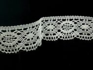 BLEACHED LINEN LACE 58MM 82339 - Image 4