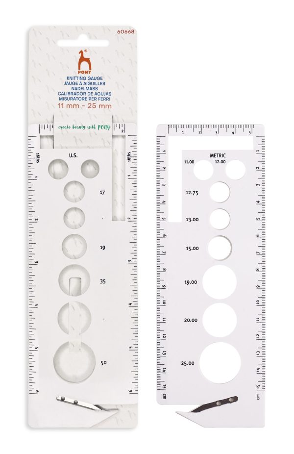 PONY KNITTING GAUGE 60668