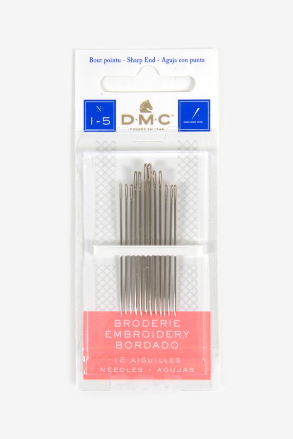 DMC EMBROIDERY NEEDLES NR.1-5