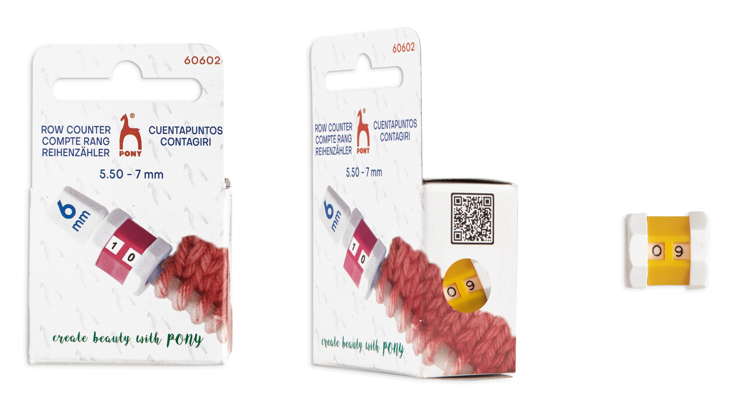 Pony_60602_Row-counter_5,5-7,5mm_pi PONY ROW COUNTER 60602 - Image 1