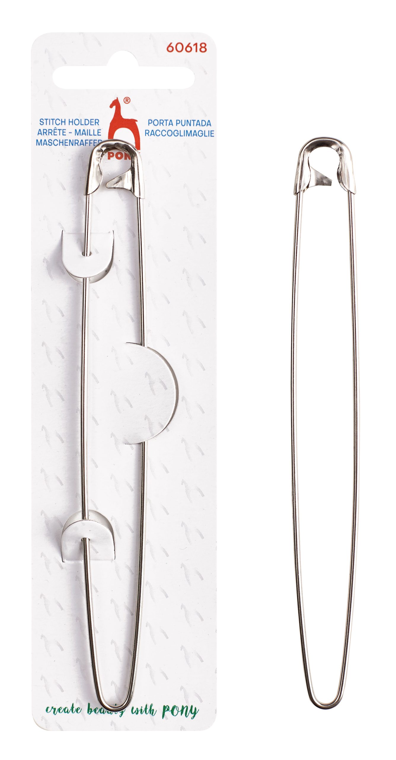 Pony_60618_Stitch-holder_13cm_pi PONY STITCH HOLDER 13,5CM 60618 - Image 1