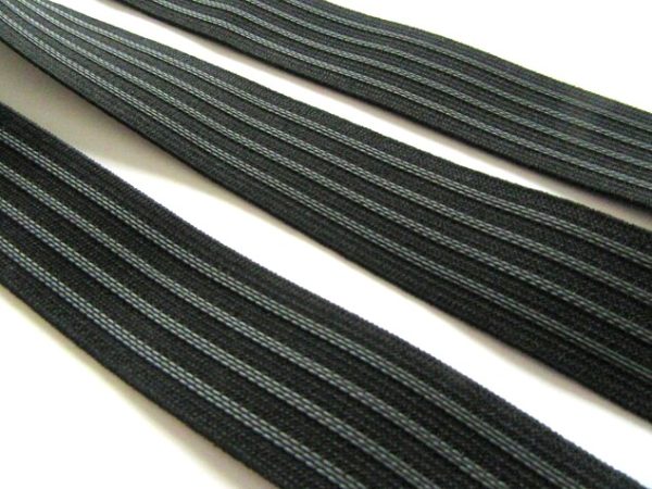 FLAT ELASTIC 25MM ANTI-SLIP